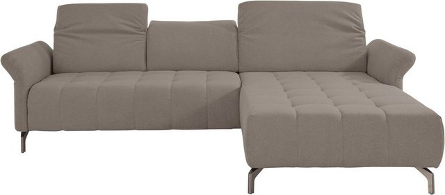 Bild von INOSIGN Ecksofa "Fresh L-Form", Federkern, wahlweise Kopfteilverstellung und motorischer Vorziehsitz