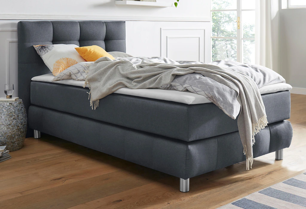Bild von andas Boxspringbett "Salo", incl. Topper, 6 Breiten, 2 Härtegrade, TFK auch in Härtegrad 4