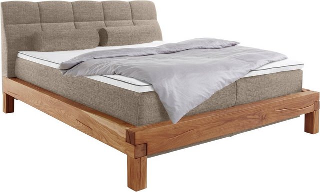 Bild von Home affaire Boxspringbett »Villads«, Liegefläche: 180/200 cm, Inside-Boxspring-Unterbau, recycelte Stoffe