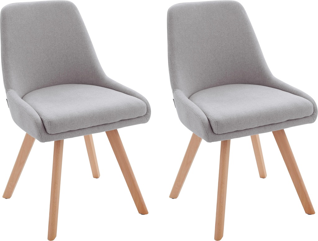 Bild von INOSIGN Esszimmerstuhl »Dilla, TOPSELLER!«, (Set), 2 St., Webstoff, im 1er und 2er Set, Webstoff Bezug, Sitzhöhe 48 cm, Küchenstuhl