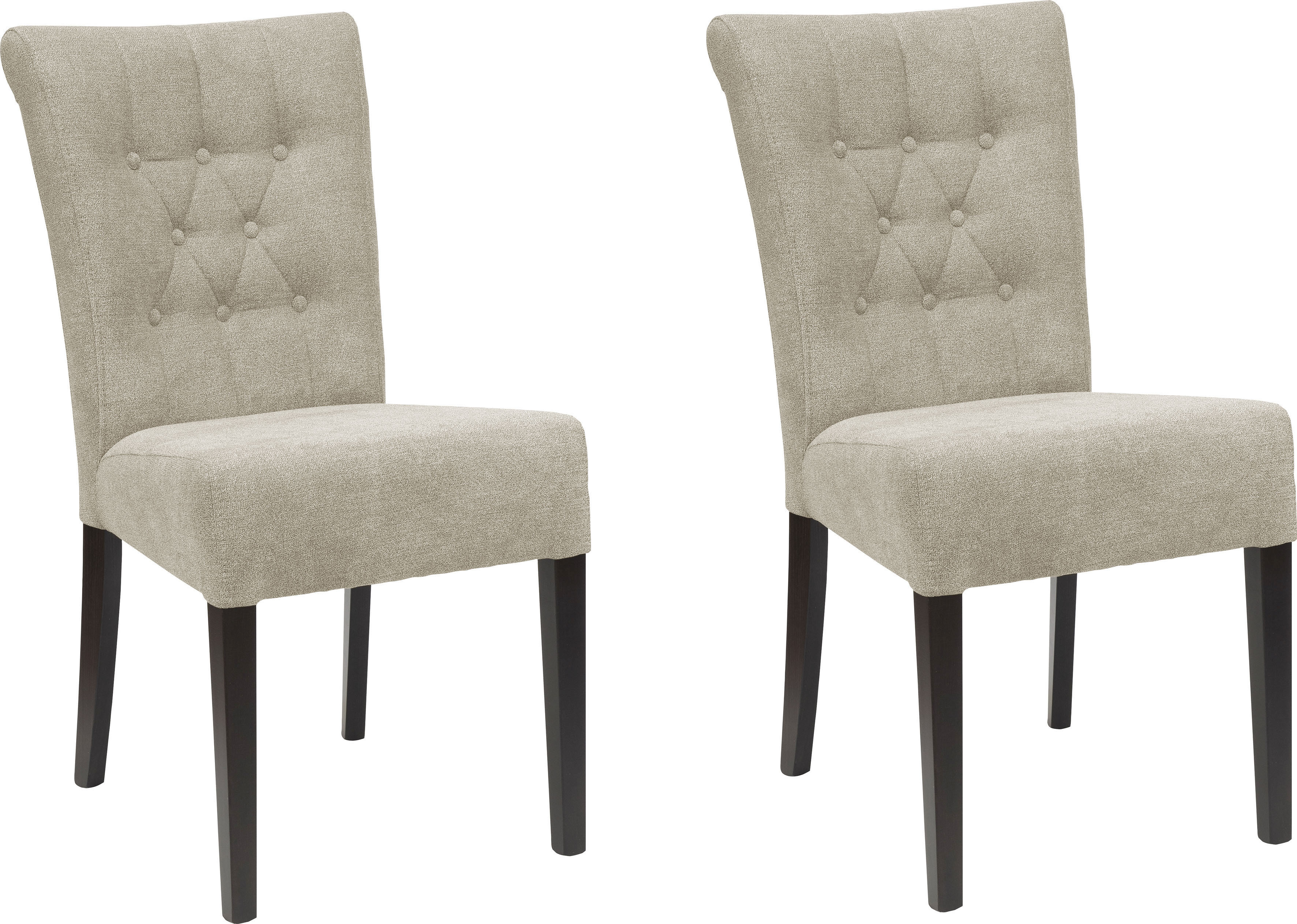 Bild von Home affaire Esszimmerstuhl "Queen BESTSELLER", (Set), 6 St., Feinstruktur, Polsterstuhl mit Knopfheftung, 2er, 4er oder 6er Set