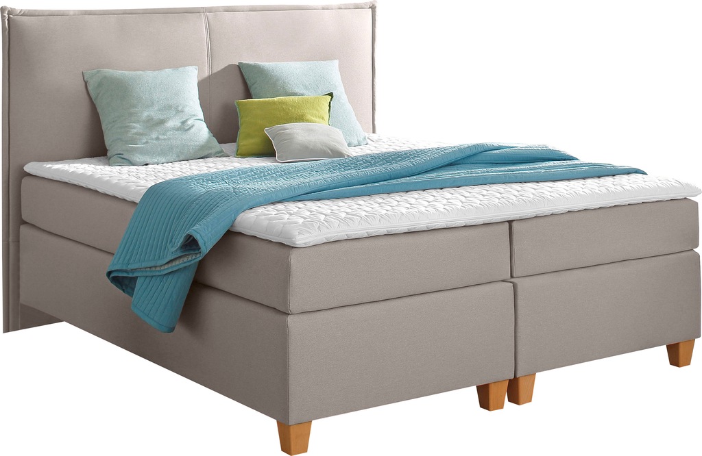 Bild von Home affaire Boxspringbett "Houssay", inkl. Topper, 5 Breiten, 2 Härtegraden auch in Überlänge 220 cm
