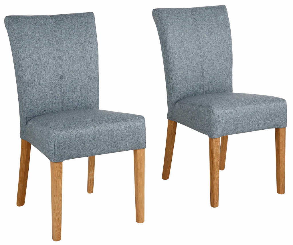 Bild von Home affaire Esszimmerstuhl "Queen Polsterstuhl BESTSELLER", (Set), 4 St., Webstoff, verschiedene Bezüge, Gestell Massivholz