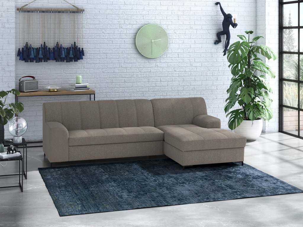 Bild von INOSIGN Ecksofa "Balme L-Form", Inkl. Zierkissen, wahlweise mit Bettfunktion