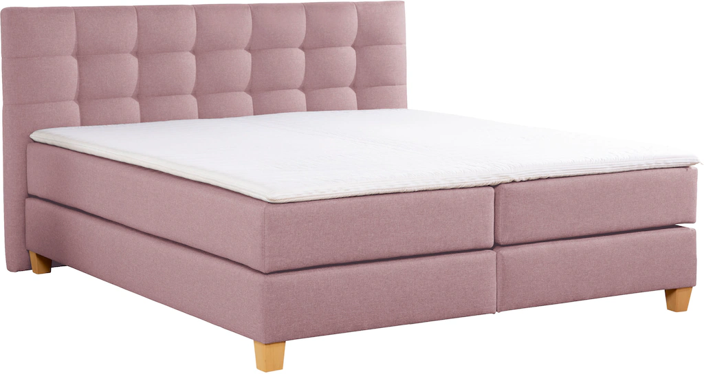 Bild von Home affaire Boxspringbett "Moulay", inkl. Topper, in Überlänge 220 cm, 3 Härtegrade, auch in H4