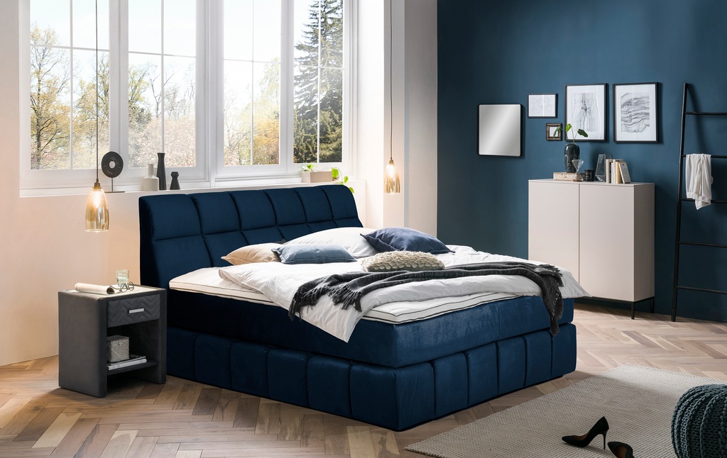 Bild von Places of Style Boxspringbett »Paxton«, Neue Toppervarianten!