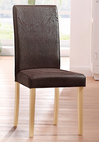 Bild von Home affaire 4-Fußstuhl »Roko«, (Set), 6 St., Microfaser, im 2er, 4er oder 6er-Set