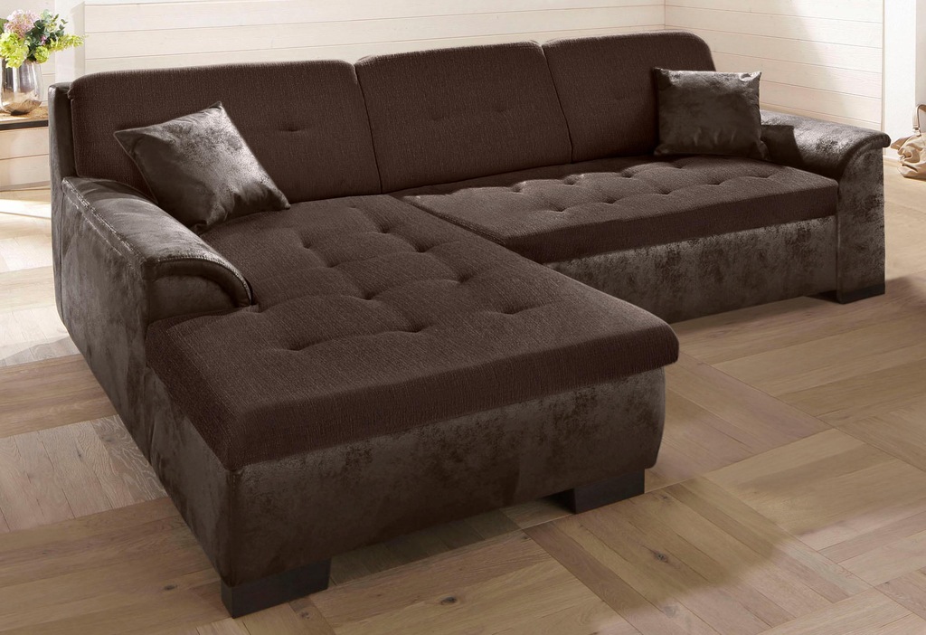 Bild von Home affaire Ecksofa "Bergen", wahlweise mit Bettfunktion L-Form