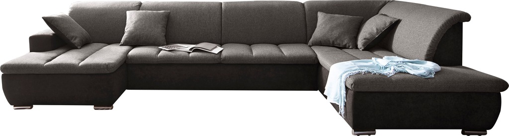 Bild von INOSIGN Wohnlandschaft "U-Form", im modernen Materialmix