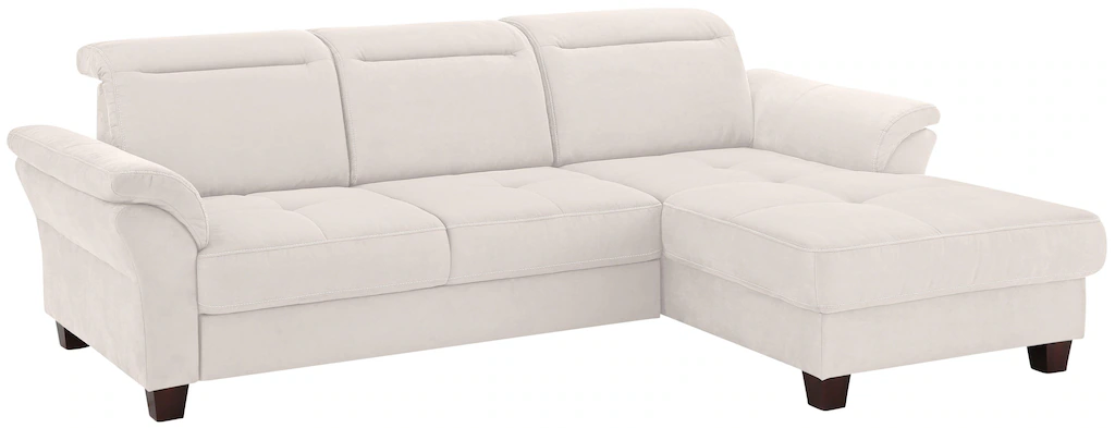 Bild von Home affaire Ecksofa "Solvei L-Form", mit Recamierenabschluß und Sitztiefenverstellung