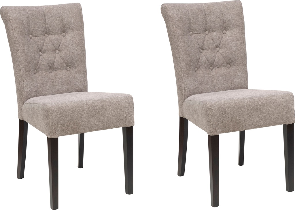 Bild von Home affaire Esszimmerstuhl "Queen BESTSELLER", (Set), 2 St., Feinstruktur, Polsterstuhl mit Knopfheftung, 2er, 4er oder 6er Set