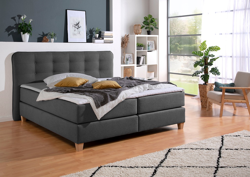 Bild von Home affaire Boxspringbett, inklusive Komfortschaum-Topper