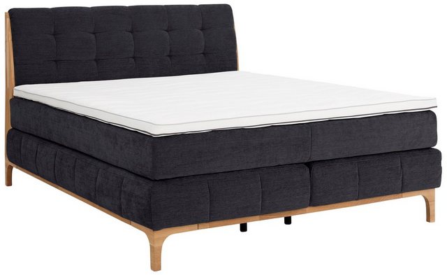 Bild von OTTO products Boxspringbett "Jelle", (5 St.), zertifizierte, recycelte Bezugsstoffe, verschiedene Ausführungen