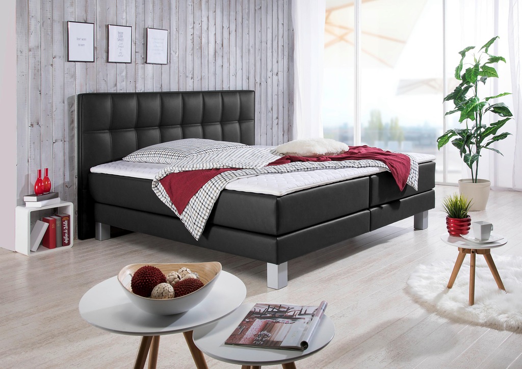 Bild von INOSIGN Boxspringbett "Tavira", in 4 Breiten, 4 Farben und 3 Matratzenarten, incl. Topper