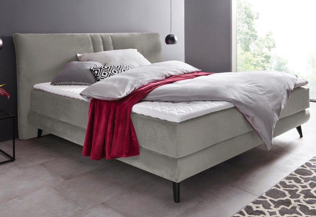 Bild von Places of Style Boxspringbett "Skien", incl. Kaltschaumtopper, 2 Härtegrade, 3 Ausführungen