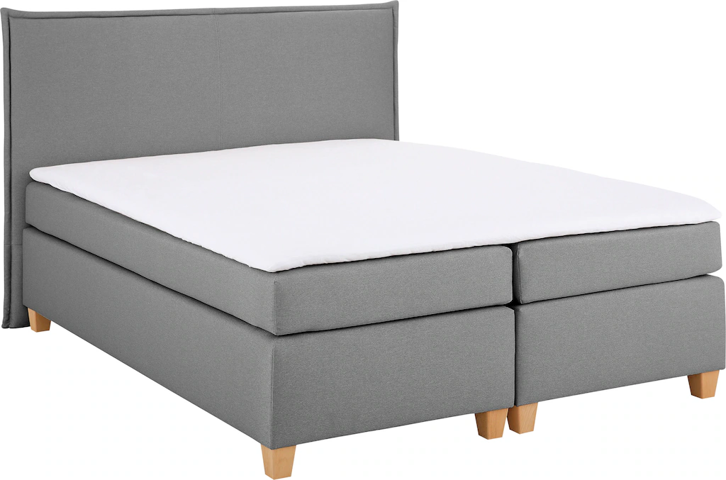 Bild von Home affaire Boxspringbett "Houssay", inkl. Topper, 5 Breiten, 2 Härtegraden auch in Überlänge 220 cm