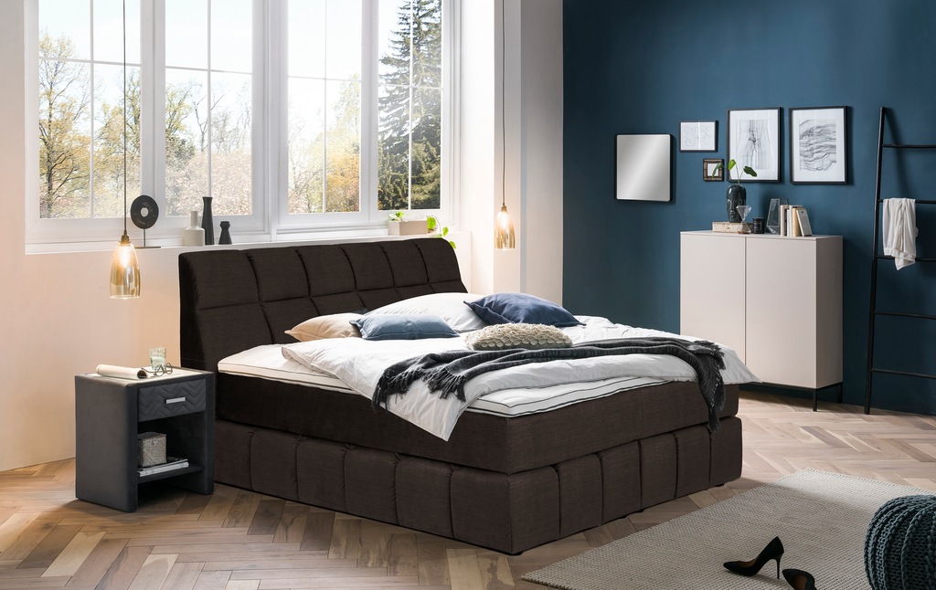 Bild von Places of Style Boxspringbett »Paxton«, Neue Toppervarianten!