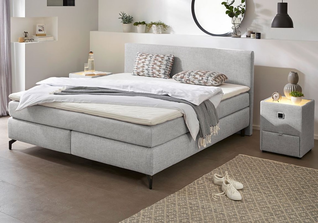 Bild von INOSIGN Boxspringbett "Alinas" OTTOs Choice! Topseller, inkl. Topper, erhältlich in unterschiedlichen Breiten und Farbvarianten