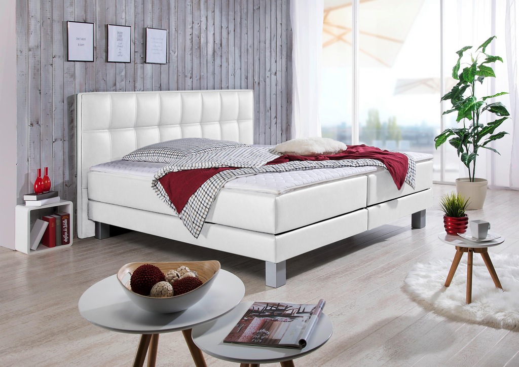 Bild von INOSIGN Boxspringbett "Tavira", in 4 Breiten, 4 Farben und 3 Matratzenarten, incl. Topper