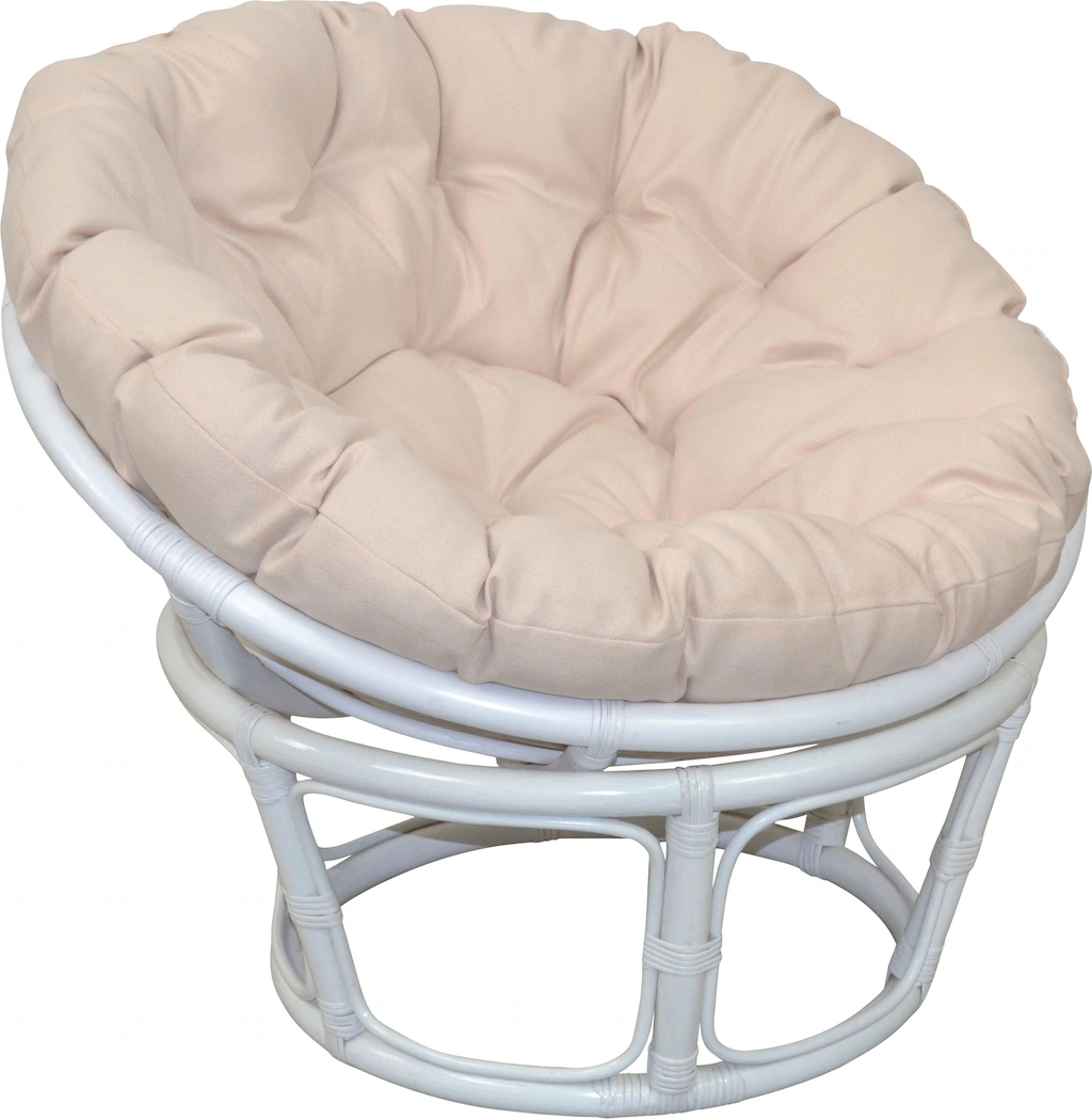 Bild von Home affaire Rattanstuhl »Papasansessel, TOPSELLER!«, aus geflochtenem Rattan, in verschiedenen Größen (80-110 cm)