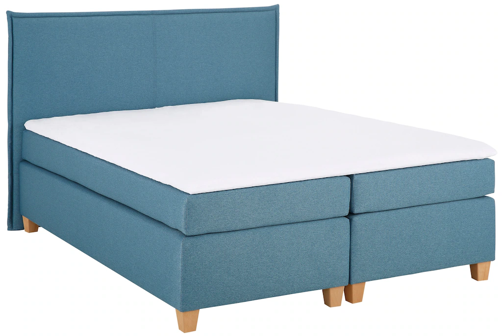 Bild von Home affaire Boxspringbett "Houssay", inkl. Topper, 5 Breiten, 2 Härtegraden auch in Überlänge 220 cm