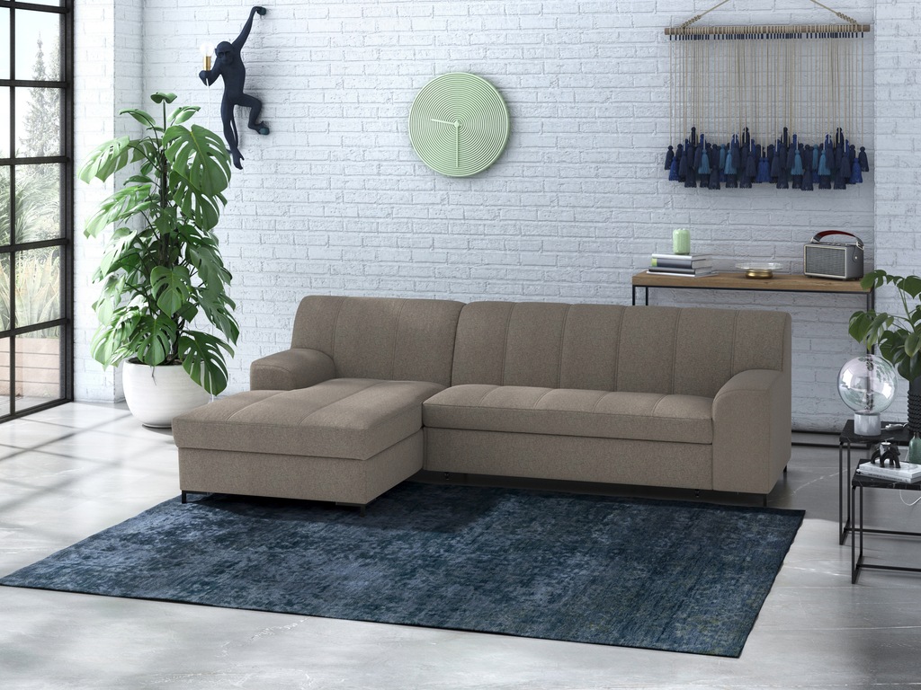 Bild von INOSIGN Ecksofa "Balme L-Form", Inkl. Zierkissen, wahlweise mit Bettfunktion