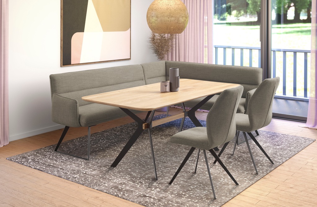 Bild von Home affaire Eckbank Preston OTTO´s Choice, mit Armlehnen, Esszimmer Bank, Polsterbank