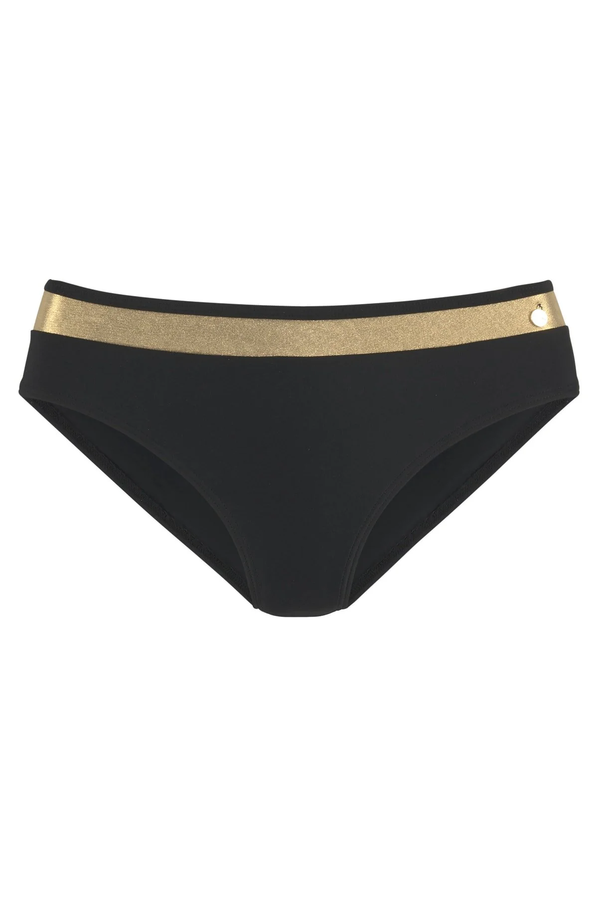 Bild von LASCANA Bikini-hose Schwarz Unifarben für Damen - 42