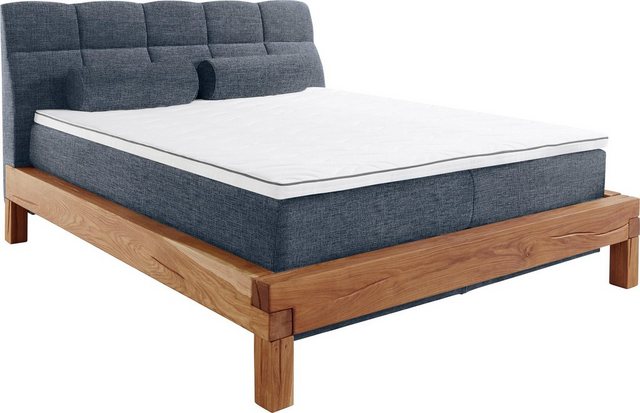 Bild von Home affaire Boxspringbett »Villads«, Liegefläche: 160/200 cm aus Balkeneiche, Inside-Boxspring-Unterbau