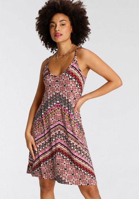 Bild von KangaROOS Sommerkleid, festliche Anlässe, kniefreie Länge, trendiger Ethno-Look