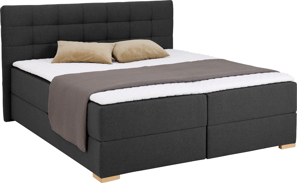Bild von Home affaire Boxbett "Olivet", in 4 Farben, 4 Breiten, 2 Matratzenarten, auch in Überlänge 220 cm