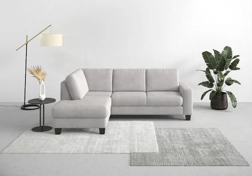 Bild von Home affaire Ecksofa "Summer L-Form", mit Ottomane, mit oder ohne Bettfunktion und Bettkasten, Cord-Bezug