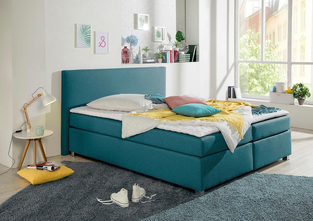Bild von INOSIGN Boxspringbett "Eliana", inkl. Topper, in 4 Breiten, 3 Matratzenarten und 2 Härtegraden