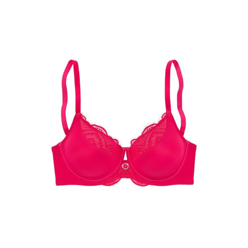 Bild von Nuance Minimizer-BH mit extravagantem Strassaccessoire für Damen - Rosa