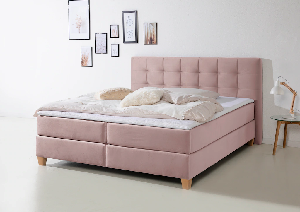 Bild von Home affaire Boxspringbett "Moulay", inkl. Topper, in 3 Härtegraden, TFK auch in Härtegrad 4