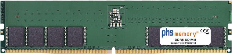 Bild von PHS-memory RAM passend für Gigabyte AORUS XTREME X670E (rev. 1.0) (Gigabyte AORUS XTREME X670E (rev. 1.0), 1 x 32GB), RAM Modellspezifisch