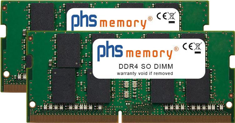 Bild von PHS-memory RAM passend für Dell Precision 7510 (Intel Core i5/i7) (Dell Precision 7510 (Intel Core i5/i7), 2 x 16GB), RAM Modellspezifisch