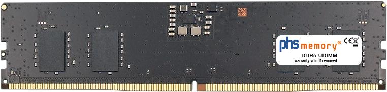 Bild von PHS-memory 8GB RAM Speicher kompatibel mit Supermicro C9Z790-CGW DDR5 UDIMM 5600MHz PC5-44800-U (SP514101)