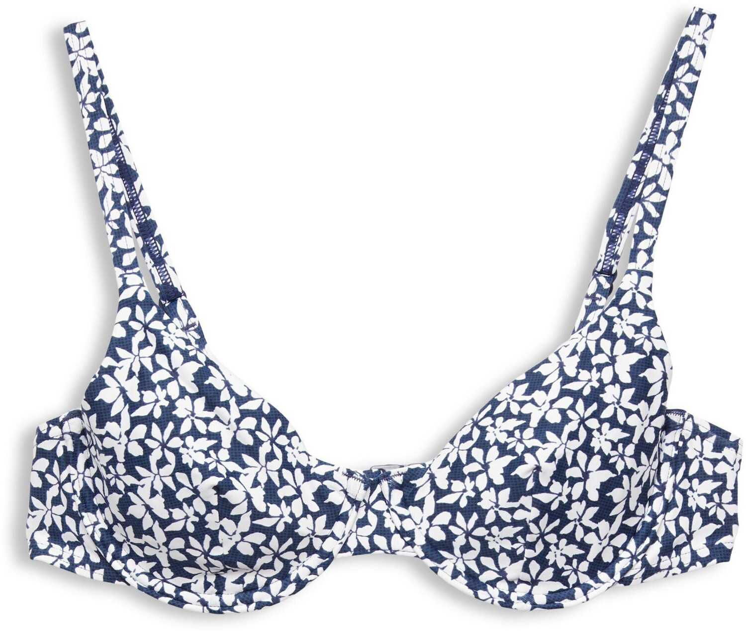 Bild von Esprit Bikinitop mit unwattierten Bügel-Cups und Print (994EF1A319) navy