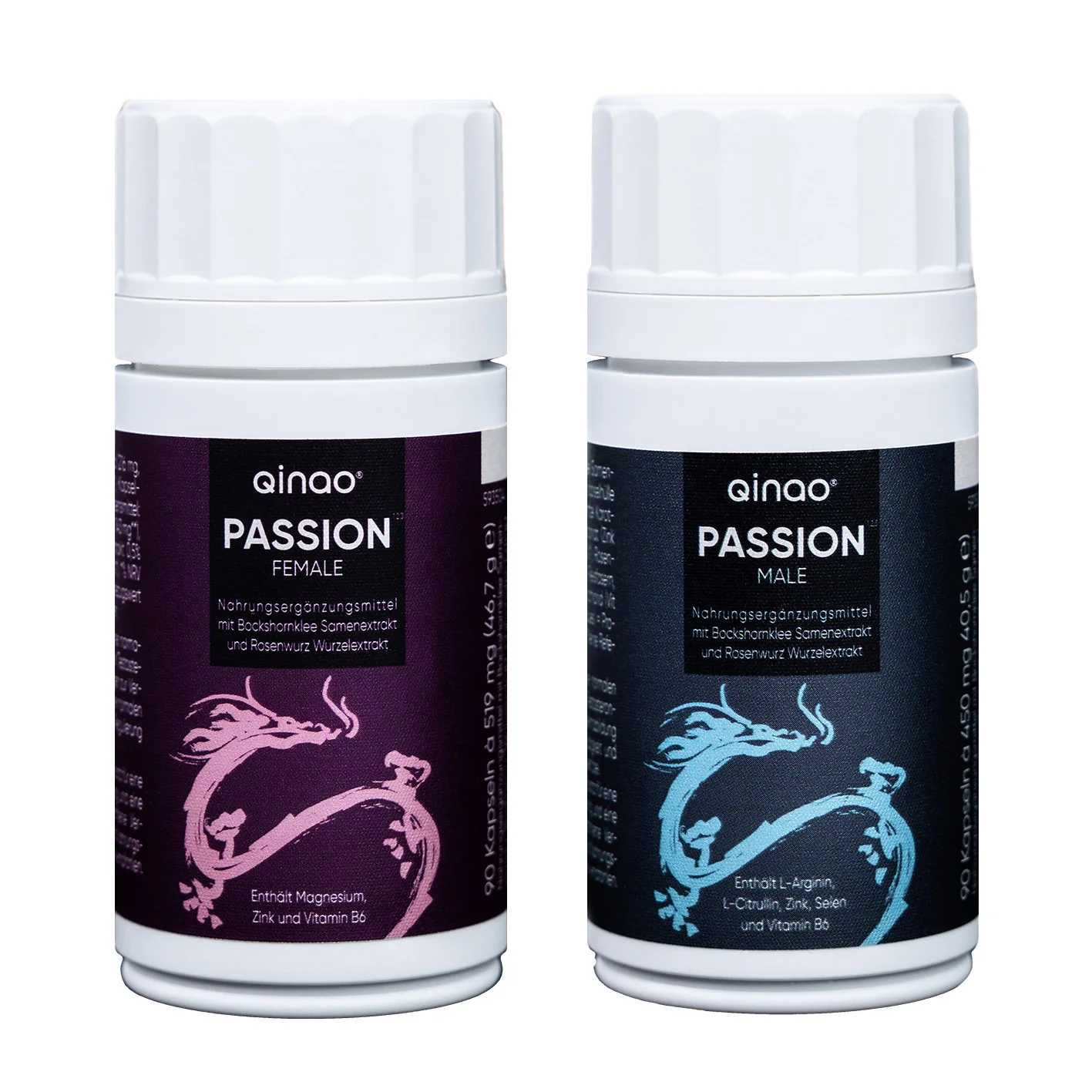 Bild von Nahrungsergänzungsmittel PASSION FEMALE & MALE - 2er-Set (2x 90 Kapseln)