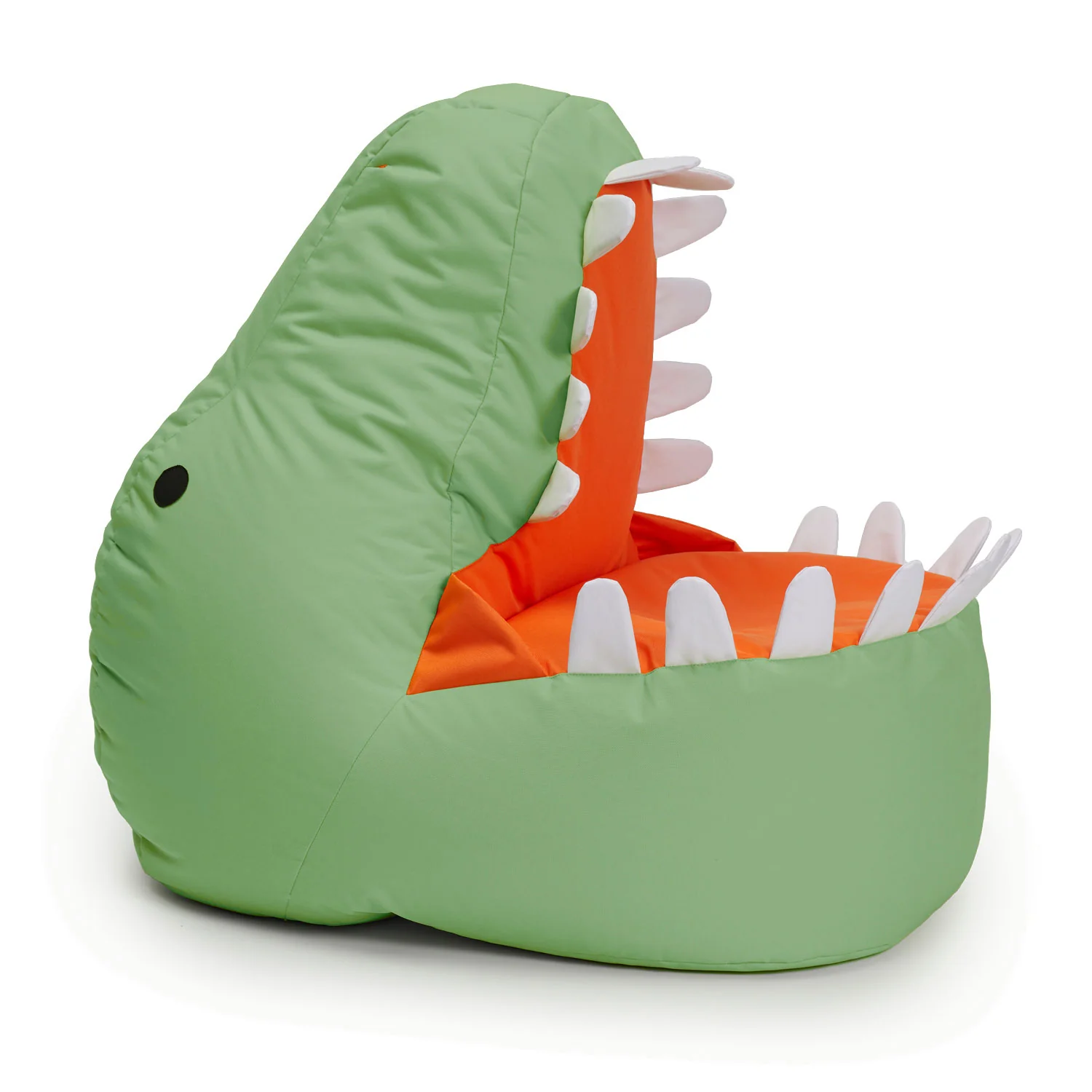 Bild von Lumaland Sitzsack Kinder Dino Kissen 90x90x70 cm (1 St), Kuschelsitzkissen, Kinderzimmer, pflegeleicht, Zauberversteck