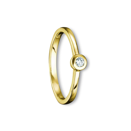 Bild von ONE ELEMENT Diamantring 0.07 ct – Eleganz trifft auf Klassik