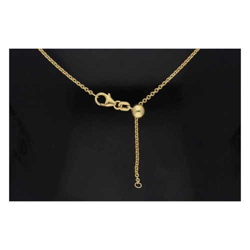 Bild von ONE ELEMENT Kette mit Anhänger 0.01 ct Diamant Brillant Herz Anhänger aus 585 Gelbgold