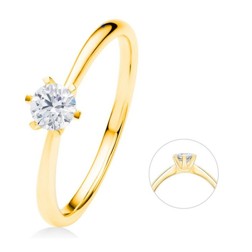 Bild von Eleganz und Klassik vereint: ONE ELEMENT Diamantring 0.25 ct