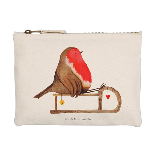 Bild von Praktische Kosmetiktasche von Mr. & Mrs. Panda im Winterdesign