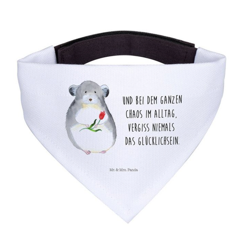 Bild von Mr. & Mrs. Panda Hundefliege Chinchilla Blume - Das perfekte Accessoire für Ihren Hund