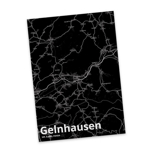 Bild von Mr. & Mrs. Panda Postkarte Gelnhausen – Ein kreatives Geschenk für jeden Anlass
