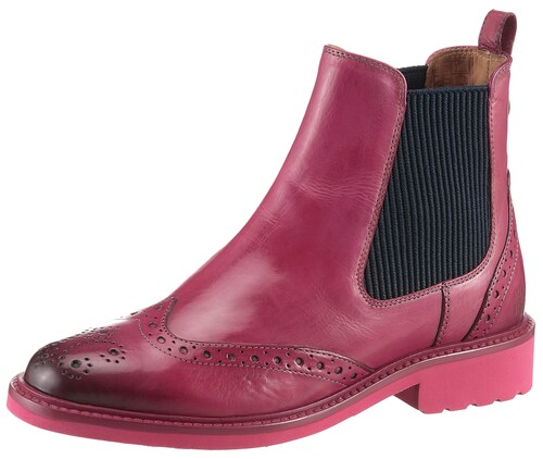 Bild von Melvin & Hamilton Chelseaboots "Selina 29 - vegetabil gegerbt", Brogue, Anzugschuh, Stiefelette mit Flügelkappe