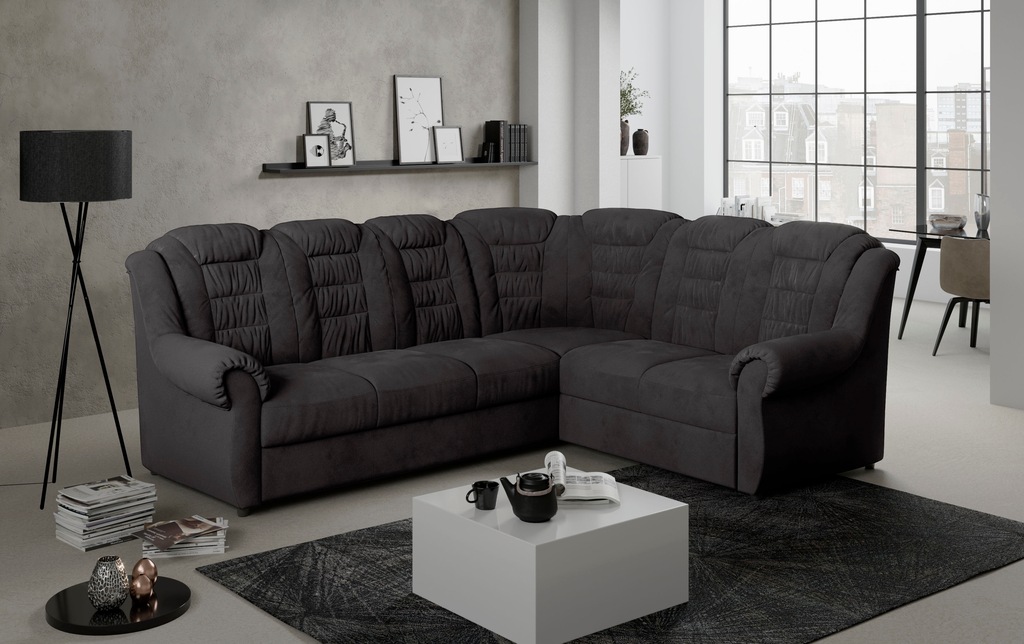 Bild von Home affaire Ecksofa "Boston L-Form", mit hoher Rückenlehne, optional mit Bettfunktion und Stauraum