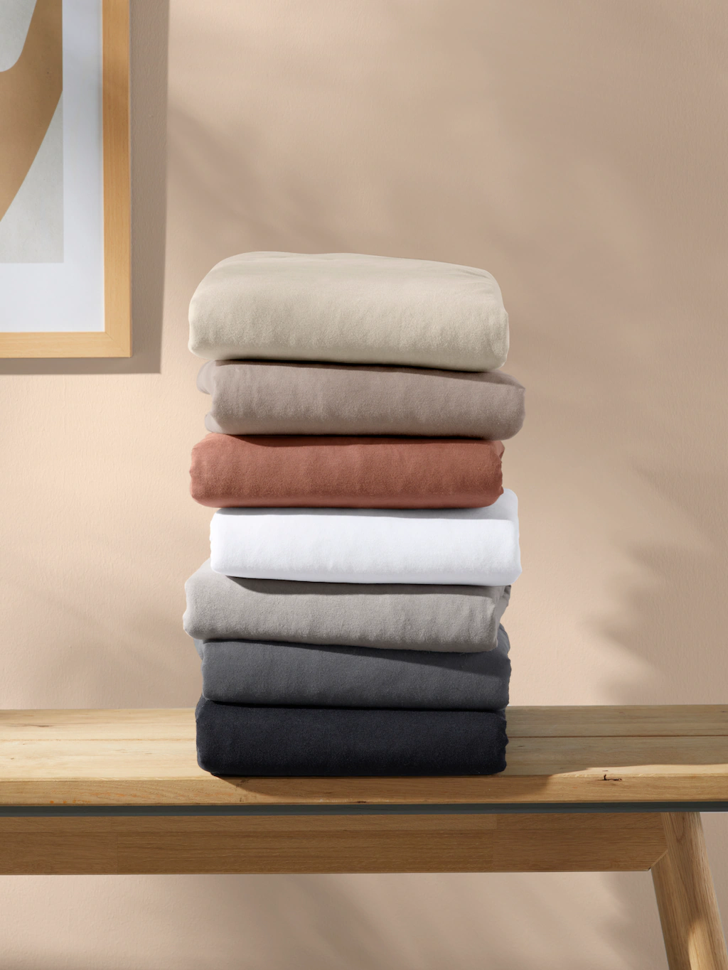 Bild von LeGer Home by Lena Gercke Spannbettlaken Anisa in Gr. 90x200, 140x200 oder 180x200 cm, Jersey, Gummizug: rundum, (1 Stück), aus Baumwolle, für Matratzen bis 23 cm Höhe, Bettlaken, Spannbetttuch